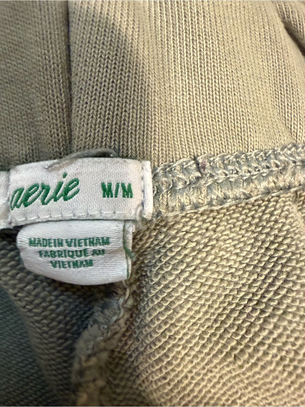 Aerie Womens Olive Green Drawstring Jogger Pants Medium size - Picture 5 of 11